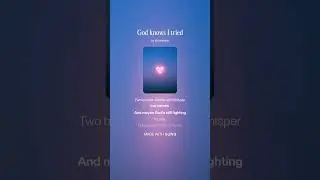 God knows I tried By Ruki #indieartist  #newmusicrelease  #newsong #lovesong #rukicreates