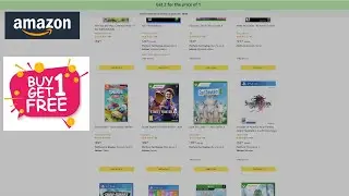 Buy 1 Get 1 for FREE - Amazon Offer for PS5/PS4/XBOX/NINTENDO GAMES
