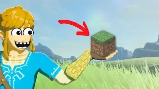 Zelda, but we found the NEW Minecraft WAND!