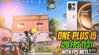 OnePlus 15 PUBG Mobile 4.2 Update 💥Smooth + Ultra Extreme Test  | 120 FPS OP Experience |One Plus 