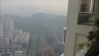 The worst haze ever in Singapore! See before and during!