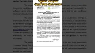pgimer Sangrur   nursing officer exam date release #Abmedicalpoint 📚📖