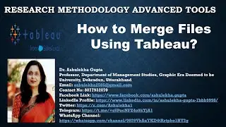 05 How to Merge Files Using Tableau? (Files)(tableau)(merging)(analysis)