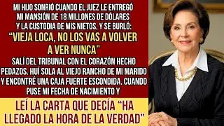 HISTORIAS REALES. “Nunca volverás a ver a tus nietos” se burló mi hijo al quitármelo todo… hasta que