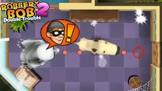 Robbery Bob 2 | Angry Dog Costume Vs Mario Ghost | Part 14