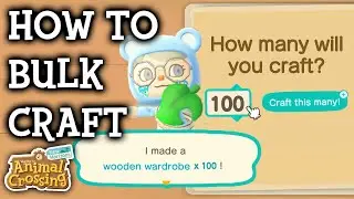 Как создавать множество предметов &mdash; предварительный обзор обновления 3.0 &mdash; Animal Crossing New Ho...