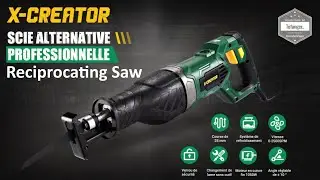 X-CREATOR Reciprocating SAW - Reciprocating saw X-CREATOR TARS24P - Power tools - Unboxing