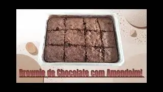 Brownie de Chocolate com Amendoim! 