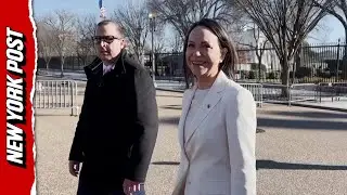 Venezuelan Opposition Leader Mar&iacute;a Corina Machado Presented Trump Her Nobel Peace Prize Medal