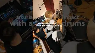 Drummachine + acoustic drums = slay 🍗 #drums #arturia #drummachines