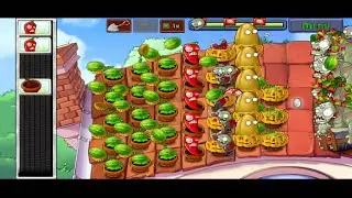 Zombie vs Plants (Old Version): Mini Game - Roof