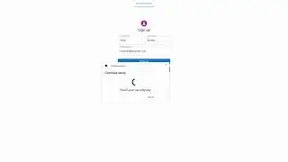 Passwordless registration and sign in with FIDO2 and WebAuthn