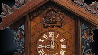 Vintage 8 day Bahnhausle 14'' cuckoo clock by Sternreiter