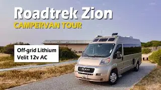 600Ah Lithium Power + 12V A/C! Full Off-Grid Campervan Tour
