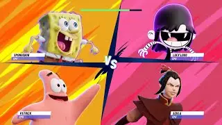 Spongebob & Patrick vs. Azula & Lucy Loud - Nickelodeon ASB 2 Team Tournament Final