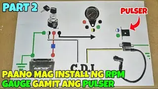 PAANO MAG INSTALL NG RPM GAUGE GAMIT ANG PULSER PART 2