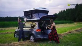 James Baroud Evasion EVO Dachzelt auf VW Touran