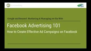 Facebook Advertising 101 for Small Business