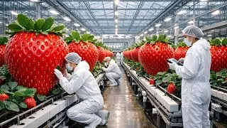 How Farmers Grow Premium Strawberry - Professional Agriculture Process