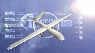 DRONE PREDATOR - ANIMACION 3D - CINEMA 4D