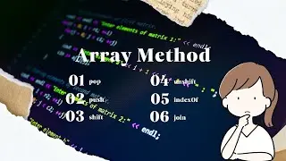 Introduction Array Method || 2024 || JavaScript