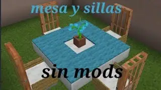 Mesas y sillas sin mods en craftsman