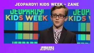 Jeopardy! Kids Week - Zane | JEOPARDY!