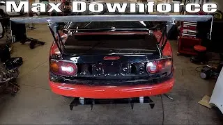 BIG Aero Install on the Track Car | Race Car Wing