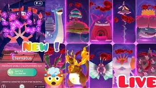 Hunting *NEW* Eternamax Eternatus & Shiny✨ Gigantamax Pokemon in Pokemon Go. LIVE 🔴