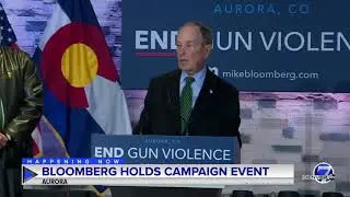 Michael Bloomberg unveils anti-gun violence policy at Aurora town hall
