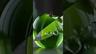 ASMR Glass Fruit Cutting ✂️ Crystal Fruit #asmr #asmrshorts #asmrfruit #asmrsounds #asmreating