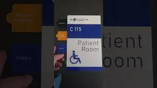 EZD Hospital Directional Signage &ndash; Fold-Out Panels, Clear Navigation & ADA Accessibility