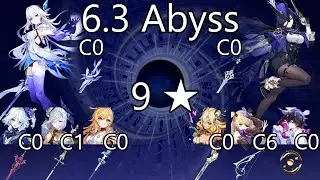 Genshin Impact 6.3. Abyss 9★ F12 | Skirk / Clorinde