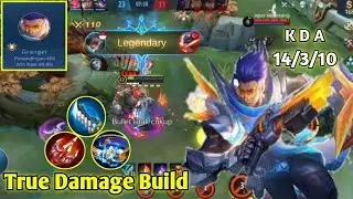Granger Build True Damage 2021 Season 20 Sakit Banget !! Mobile Legends