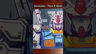 Gundam Keyboard/Mouse Pad 🤖🦾