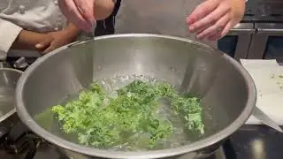 Garlic Butter Rice with Kale