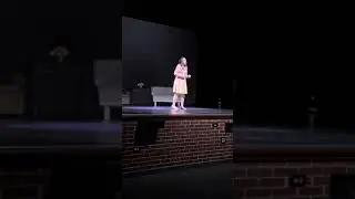 Breese as Miss Honey in NTPA’s Matilda Jr. singing (This Little Girl) directed by Linda McAdams