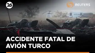 Avi&oacute;n militar turco cae en Georgia | #Reuters