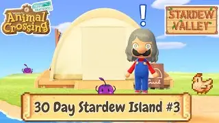 День 3: Создание острова в Stardew Valley за 30 дней | Animal Crossing New Horizons