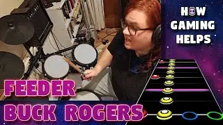 Can You Really Learn Drums With Video Games? Feeder - Buck Rogers (Drum Cover)