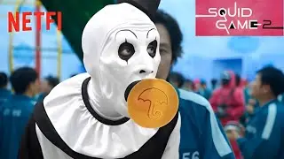 Art the Clown joins Squid game l     Dalgona candy game l Parody. 