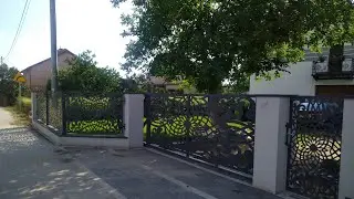 Samodzielnie wykonane ogrodzenie 🤩 przęsła wycinane CNC plazmą.
