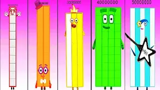 Sprunki OC ALL Numberblocks 100 000 000 - 500 000 000 | Compilation Incredibox #sprunki #numberblock