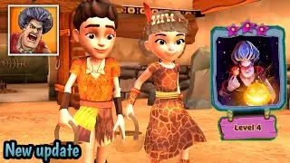 Scary teacher stone age - exclusive level 4 gameplay | Pro Gamer