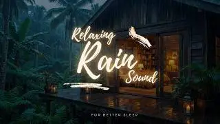 Heavy Rain - Zero Interruptions Pure Rain ASMR Sound - Natural Relief & Deep Relaxation(Live Stream)