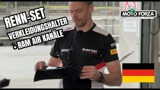 SET &ndash; Verkleidungshalter mit Ram Air Kan&auml;le | Motoforza