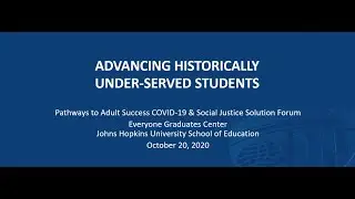 PAS Solutions Forum: Advancing Historically Under-Served Students