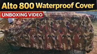 Alto 800 Waterproof Car Cover Unboxing 😱 सच में 100% Waterproof?