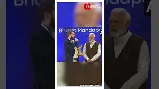 When PM Modi Was Eager To Listen Drew Hicks&rsquo; &lsquo;Bihari Accent&rsquo; | National Creators Award | #shorts