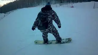 Snowboarding lite version, please be proud 😍😊😌